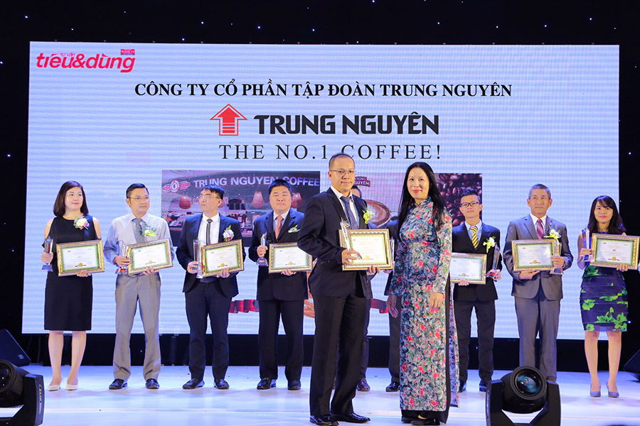 Sản phẩm cà phê Trung Nguyên tự hào đạt Top 100 Sản phẩm – Dịch vụ được Tin & Dùng Việt Nam năm 2016