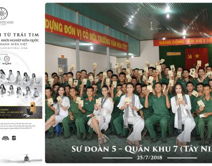 Nhật ký Hành trình Từ Trái Tim – Sách quý đổi đời đến với những “chiến binh” quân đội Việt Nam