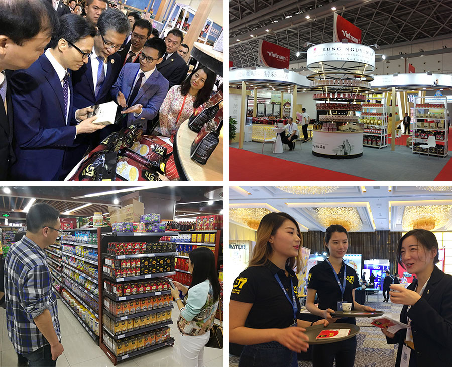 Sản phẩm cà phê năng lượng của Trung Nguyên Legend luôn là thương hiệu cà phê Việt Nam tiêu biểu tham gia tất cả các hội chợ triển lãm, sự kiện lớn mang tính quốc tế tại thị trường Trung Quốc