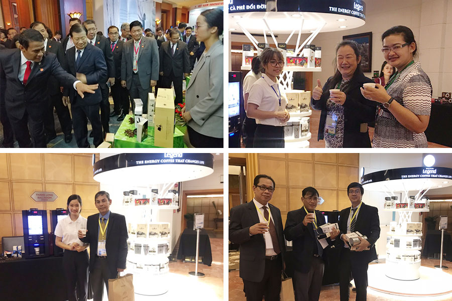 Sản phẩm cà phê năng lượng của Trung Nguyên Legend được chọn phục vụ và nhận được sự yêu thích của các Ngài Bộ trưởng  tại Hội nghị Bộ trưởng Nông lâm ASEAN lần thứ 40 – AMAF 40