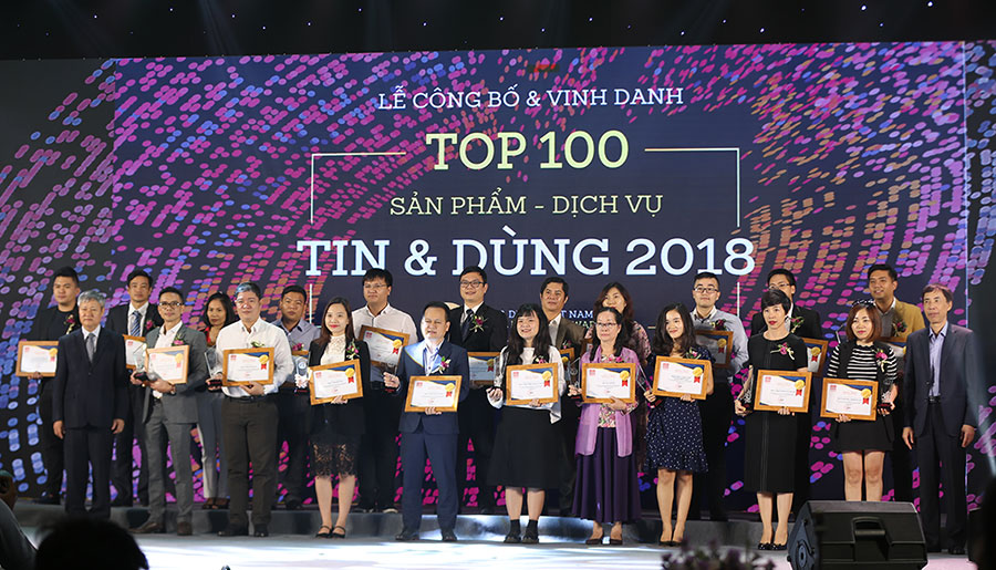 Trung Nguyên Legend tiếp tục được vinh danh Top sản phẩm, dịch vụ Tin và Dùng 2018