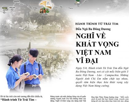 Hành trình Từ Trái Tim: Đến Ngã Ba Đông Dương nghĩ về khát vọng Việt Nam vĩ đại
