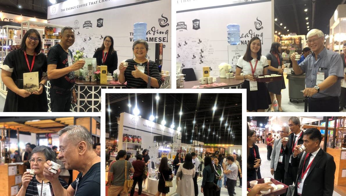 Trung Nguyên Legend tiếp tục gây ấn tượng mạnh mẽ tại hội chợ Seoul Food 2019 & Thaifex 2019