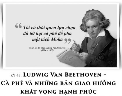 Kỳ 48: Ludwig Van Beethoven - Cà phê và những bản giao hưởng khát vọng hạnh phúc
