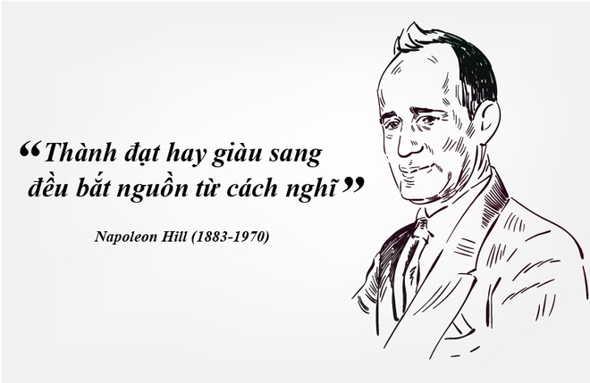 Câu nói nổi tiếng của Napoleon Hill.