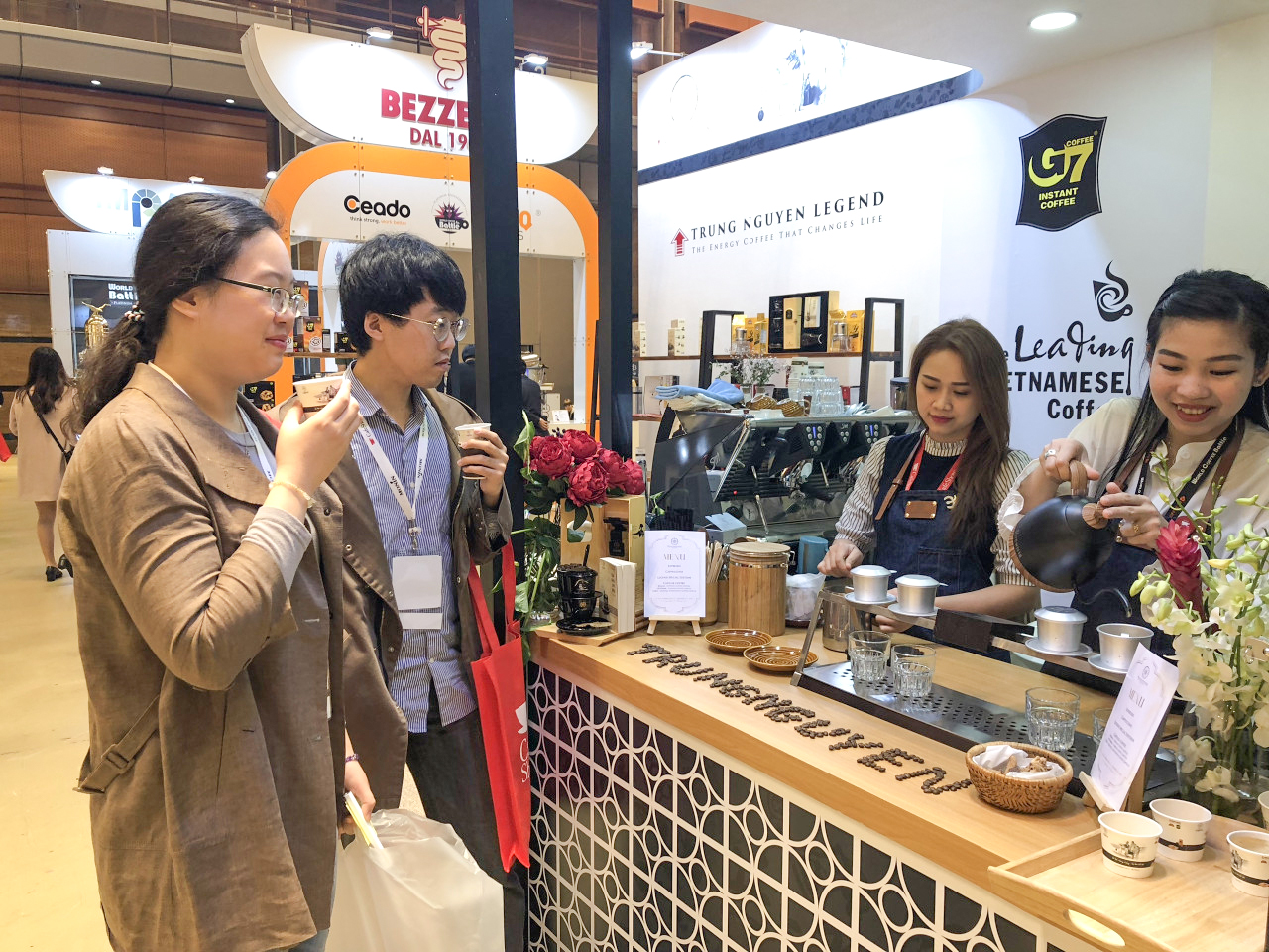 Cà phê G7, Trung Nguyên, Trung Nguyên Legend đã hiện diện và được yêu thích tại Hàn Quốc hơn 1 thập kỷ.