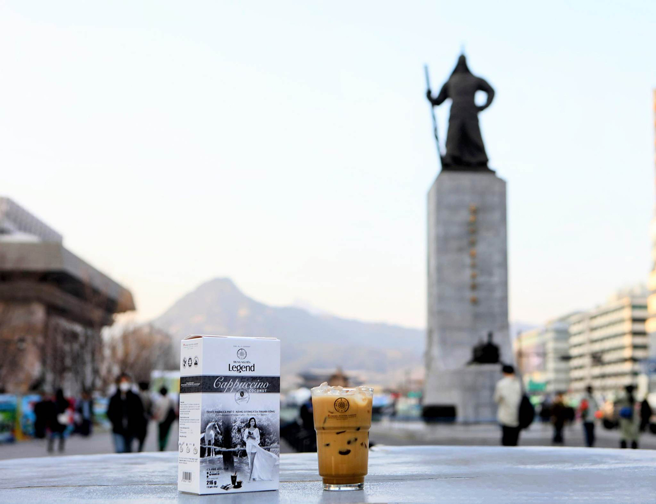 Trung Nguyên Legend Cappuccino với hương vị tinh tế mang đến trải nghiệm cà phê đặc biệt cho người Hàn Quốc.