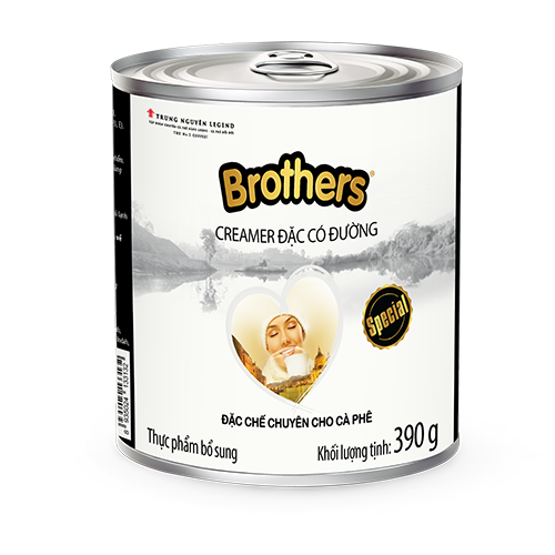 Sữa đặc có đường Brothers - Đặc chế chuyên cho cà phê