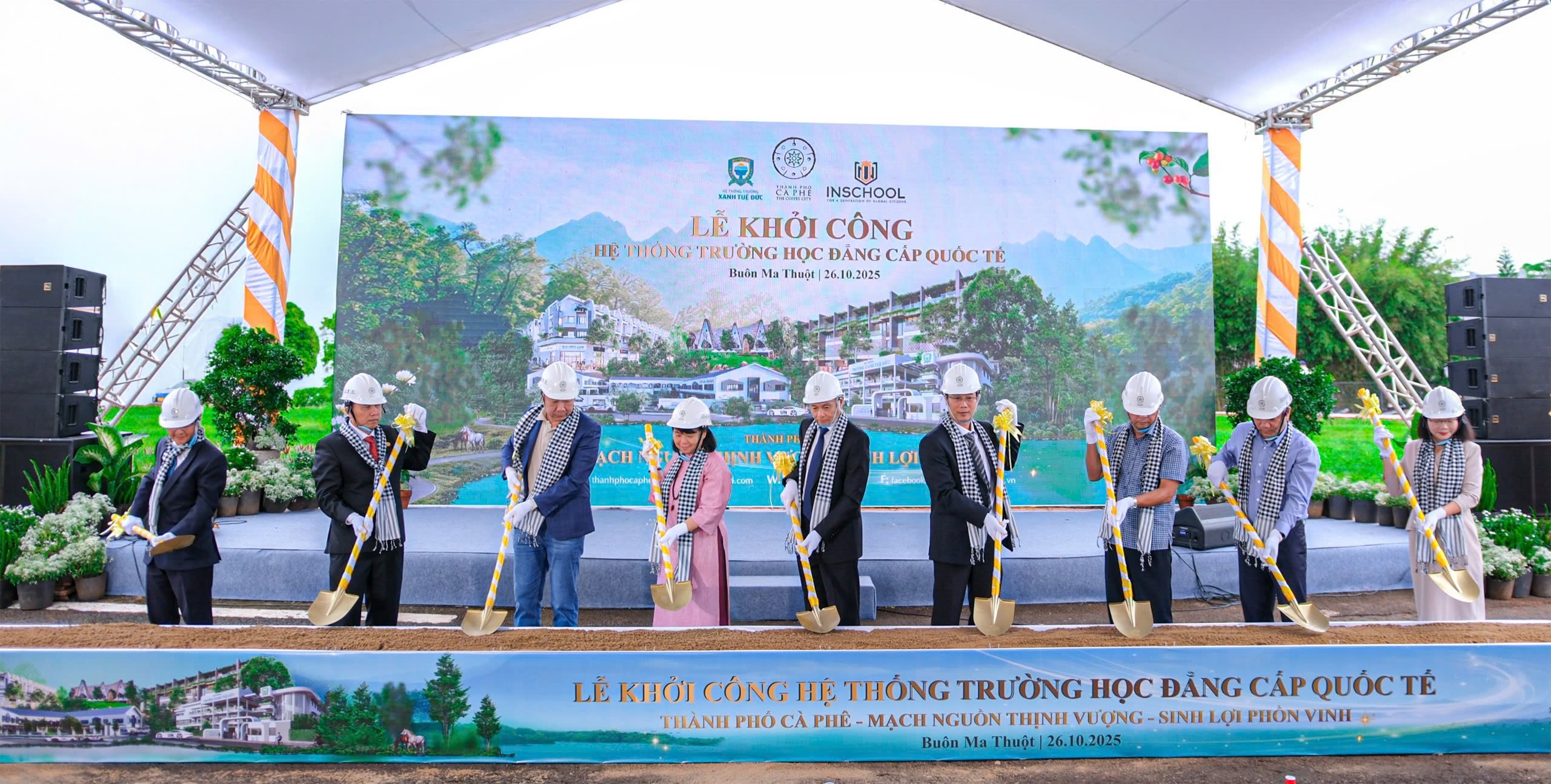 Trung Nguyên Legend khởi công hệ thống trường học tiêu chuẩn quốc tế tại Thành Phố Cà Phê