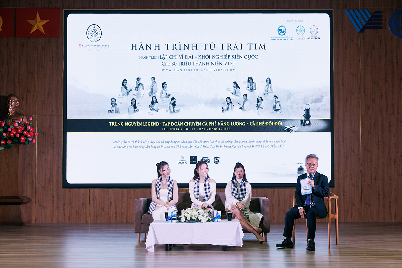 Hoa hậu Kỳ Duyên, Á hậu Cẩm Ly, ca sĩ Hoàng Yến Chibi mang đến những câu chuyện truyền cảm hứng và bài học ý nghĩa đến sinh viên