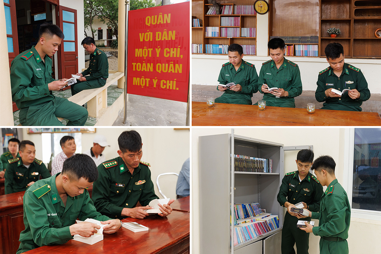 Những cuốn sách quý sẽ tiếp thêm động lực cho chiến sĩ Biên phòng vững bước bảo vệ chủ quyền biên giới phía bắc và vận dụng hỗ trợ người dân vùng biên phát triển đời sống.