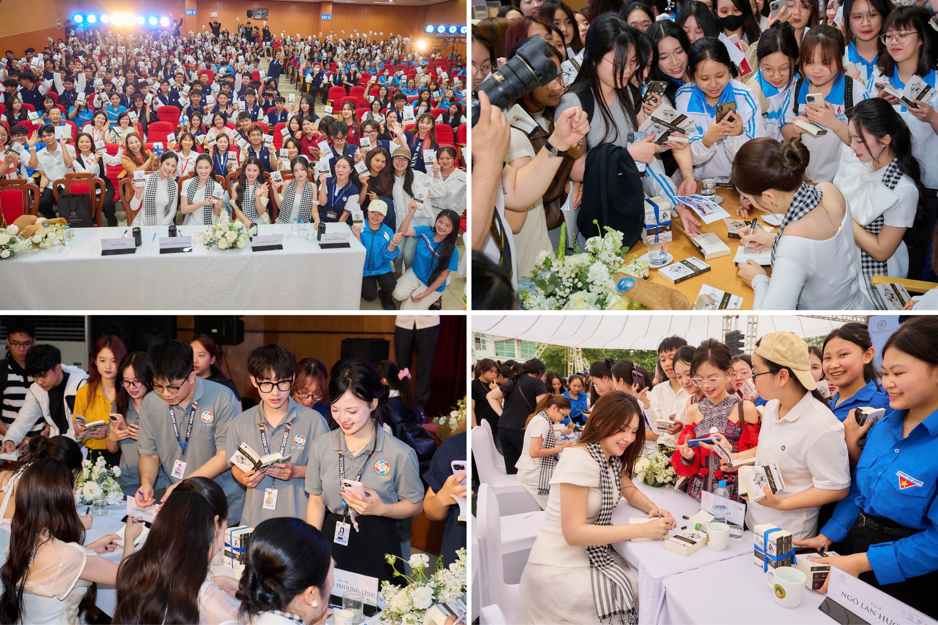 Hội trường các trường Đại học ở Hà Nội luôn chật kín sinh viên chờ đón Hành trình Từ Trái Tim