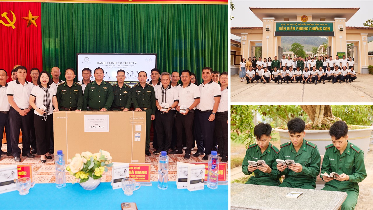 Hành trình Từ Trái Tim đến với đồn biền phòng Chiềng Sơn (Sơn La), là điểm dừng chân đầu tiên trong hành trình đến với vùng núi cao Tây Bắc.