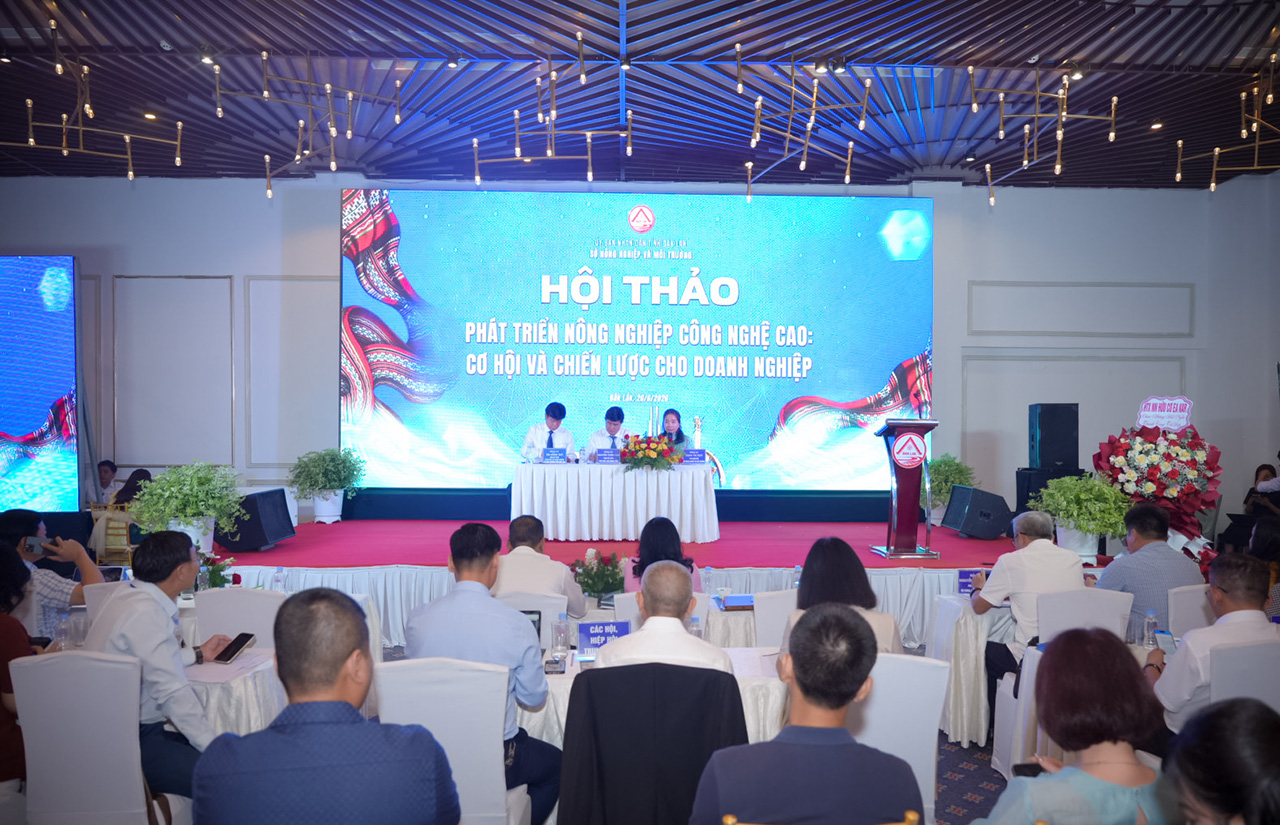 Diverse initiatives to realize the vision "Buon Ma Thuot - World's Best Coffee Capital" shared at the "Developing High-Tech Agriculture" seminar on the afternoon of June 26, 2026.