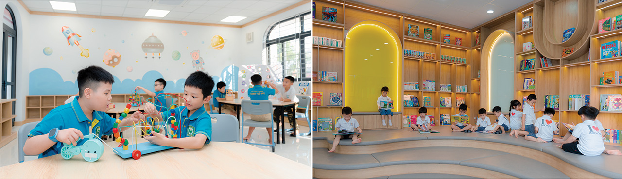Trường tiểu học Xanh Tuệ Đức và Trường mầm non INschool tại Thành Phố Cà Phê đem đến những không gian học tập, sinh hoạt chất lượng giúp học sinh phát triển toàn diện.